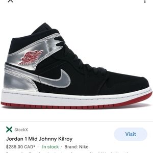 Jordans black and silver